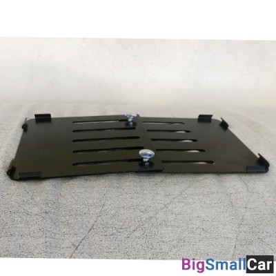 Рамка под номер металл 190x145 black 5129 - купить Саперке