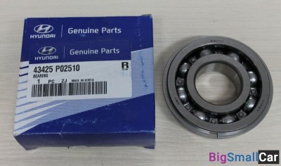 Подшипник пром. вала кпп D4AL 43425P02510 - купить Саперке